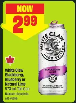 FreshCo White Claw Blackberry, Blueberry or Natural Line 473 mL Tall Can offer