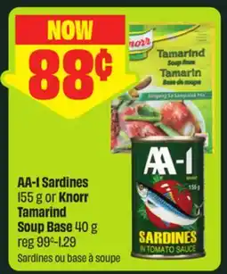 FreshCo AA-1 Sardines 155 g or Knorr Tamarind Soup Base 40 g offer