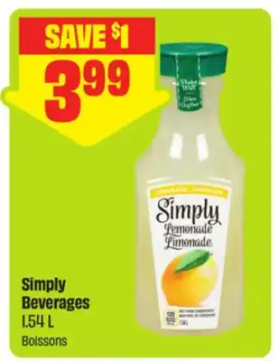 FreshCo Simply Beverages offer