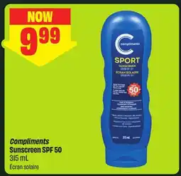 FreshCo Compliments Sunscreen SPF 50 offer
