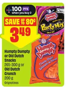 FreshCo Humpty Dumpty or Old Dutch Snacks 265-300 g or Old Dutch Crunch 200 g offer