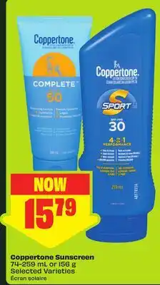 FreshCo Coppertone Sunscreen 74-259 mL or 156 g Selected Varieties offer
