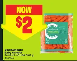 FreshCo Compliments Baby Carrots Product of USA offer