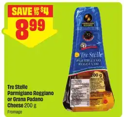 FreshCo Tre Stelle Parmigiano Reggiano or Grana Padano Cheese offer