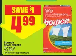 FreshCo Bounce Dryer Sheets offer
