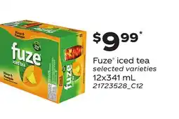 Loblaws FUZE ICED TEA offer