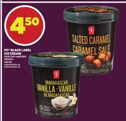 Loblaws PC BLACK LABEL ICE CREAM offer