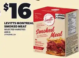 Loblaws LEVITTS MONTREAL SMOKED MEAT offer