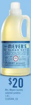 Loblaws MRS. MEYERS LAUNDRY offer