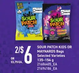 Loblaws SOUR PATCH KIDS OR MAYNARDS BAGS offer
