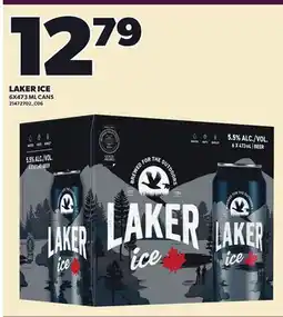 Loblaws LAKER ICE, 6X473 ML CANS offer