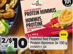 Loblaws ROASTED RED PEPPER PROTEIN HUMMUS offer