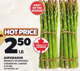 Loblaws ASPARAGUS offer
