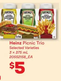 Loblaws HEINZ PICNIC TRIO offer