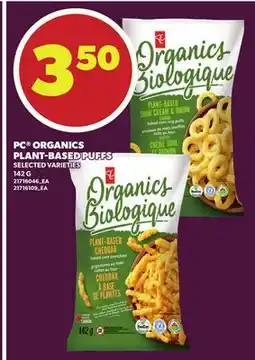 Loblaws PC ORGANICS PLANT-BASED PUFFS offer