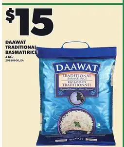 Loblaws DAAWAT TRADITIONAL BASMATI RICE offer