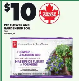 Loblaws PC FLOWER AND GARDEN BED SOIL offer