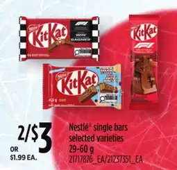 Loblaws NESTLÉ SINGLE BARS offer