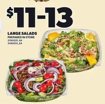 Loblaws LARGE SALADS offer