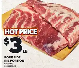 Loblaws PORK SIDE RIB PORTION offer