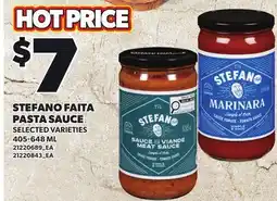 Loblaws STEFANO FAITA PASTA SAUCE offer