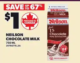 Loblaws NEILSON CHOCOLATE MILK offer