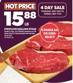 Loblaws STRIPLOIN GRILLING STEAK offer