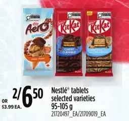 Loblaws NESTLÉ TABLETS offer