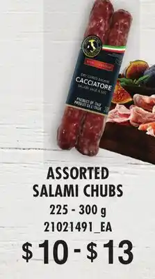 Loblaws MARCANGELO ASSORTED SALAMI CHUBS offer