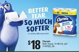Loblaws CHARMIN BATH TISSUE, 12=48 ROLL, SOFT offer