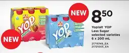 Loblaws YOPLAIT YOP LESS SUGAR offer