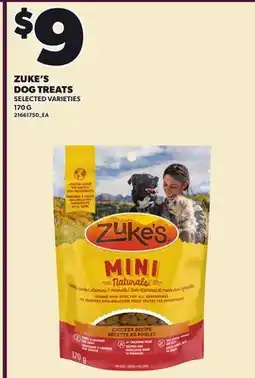 Loblaws ZUKE'S DOG TREATS offer