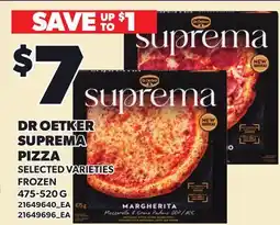 Loblaws DR OETKER SUPREMA PIZZA offer