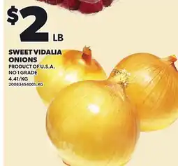 Loblaws SWEET VIDALIA ONIONS offer