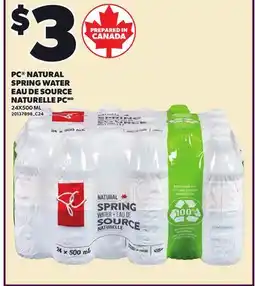 Independent Grocer PC NATURAL SPRING WATER offer
