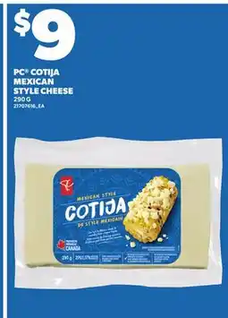 Independent Grocer PC COTIJA MEXICAN STYLE CHEESE offer