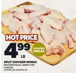 Loblaws SPLIT CHICKEN WINGS offer