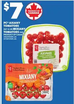 Independent Grocer PC AXIANY TOMATOES 567 G OR MIXIANY TOMATOES 340 G offer
