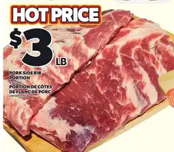 Independent Grocer PORK SIDE RIB PORTION offer