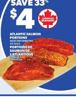 Independent Grocer ATLANTIC SALMON PORTIONS offer