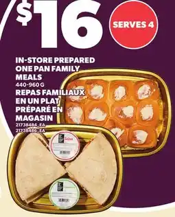 Independent Grocer IN-STORE PREPARED ONE PAN FAMILY MEALS offer