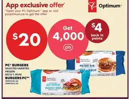 Independent Grocer PC BURGERS, 852 G-1.36 KG offer
