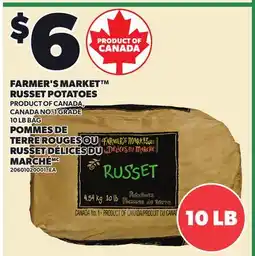 Independent Grocer FARMER'S MARKET RUSSET POTATOES, 10 LB BAG offer