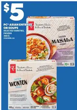 Independent Grocer PC ASIAN ENTRÉES OR SOUPS offer