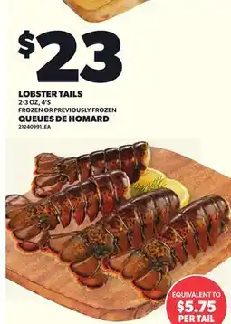 Independent Grocer LOBSTER TAILS 2-3 OZ, 4'S offer