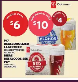 Independent Grocer PC DEALCOHOLIZED LAGER BEER offer