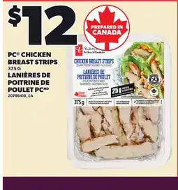 Independent Grocer PC CHICKEN BREAST STRIPS offer