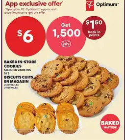 Independent Grocer BAKED IN-STORE COOKIES, 18'S offer