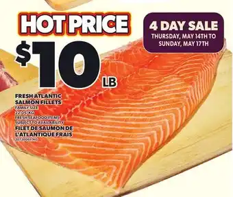 Independent Grocer FRESH ATLANTIC SALMON FILLETS offer