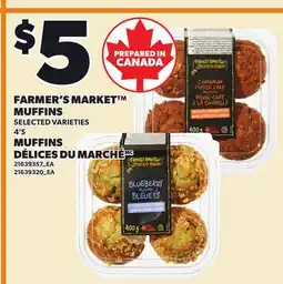 Independent Grocer FARMER'S MARKET MUFFINS, 4'S offer